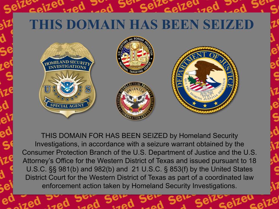 Hifmachine.com seizure banner