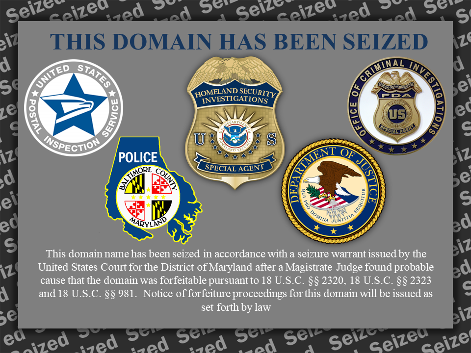 Fake Walmart COVID-19 scam 2 seizure banner