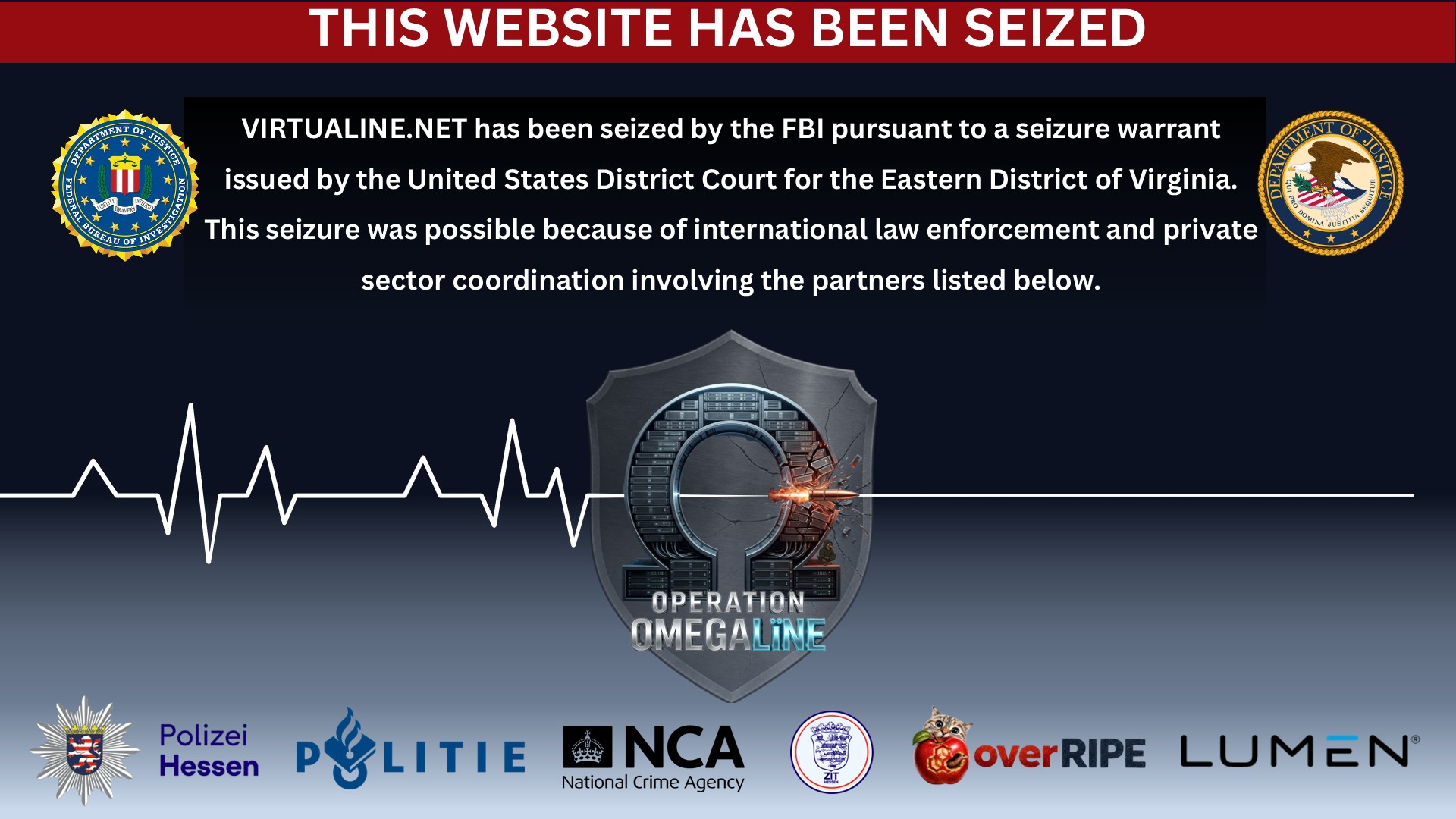 Virtualine.net seizure banner