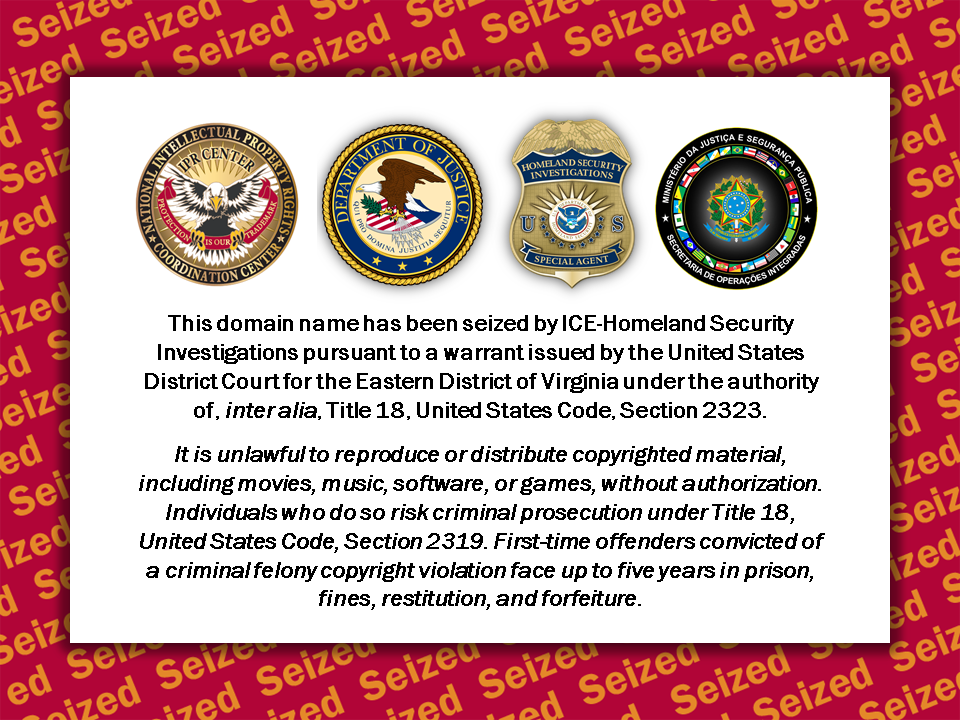 Megatorrentshd.biz seizure banner