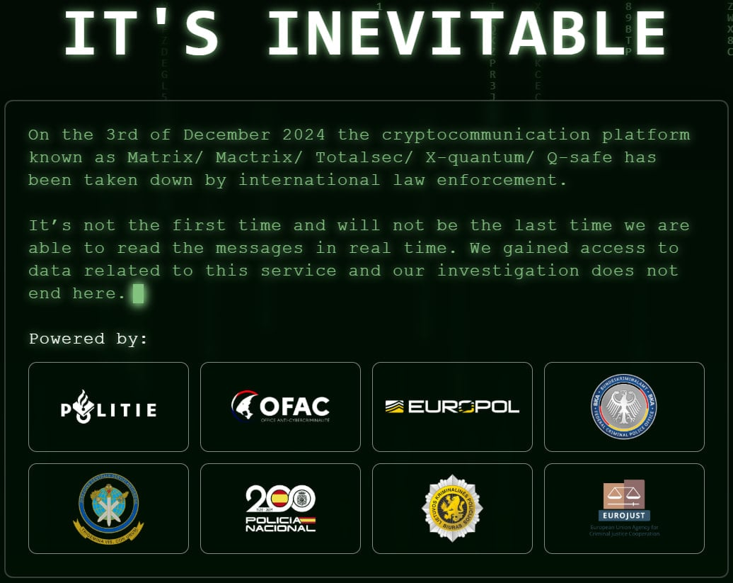 Mactrix.tech seizure banner