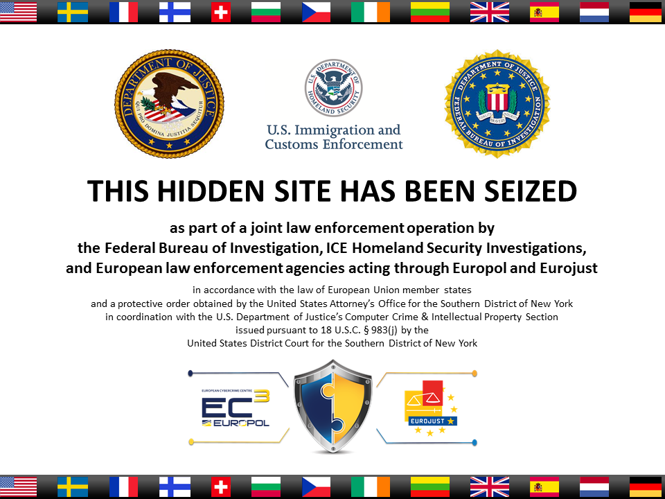 Silk Road 2 seizure banner